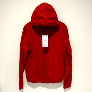 Denim & Flower Ricky Singh Rustic Red Full Zip Hooded Jacket NWT Men's Small